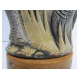 Vintage Hand Carved Buffalo Horn Elephant Sculpture