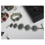 Large Lot of Nice Southwestern Style Jewelry