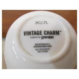 Pair of "Vintage Charm" Pyrex Style Polka Dot Mixing Bowls