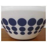 Pair of "Vintage Charm" Pyrex Style Polka Dot Mixing Bowls