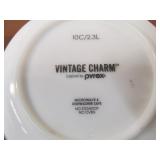 Pair of "Vintage Charm" Pyrex Style Polka Dot Mixing Bowls