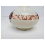 Pair of Antique White Glass Vases