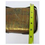 Antique UNION LEADER Cut Plug Tobacco Tin