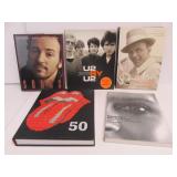 Group of Large Music Related Coffee Table Books