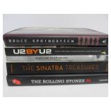 Group of Large Music Related Coffee Table Books
