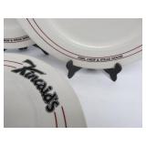 Set of 8 Large 12.5" Restaurant Dinner Plates From Kincaid