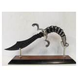 Cobra Handled Knife w/Display Stand