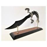 Cobra Handled Knife w/Display Stand