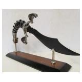 Cobra Handled Knife w/Display Stand