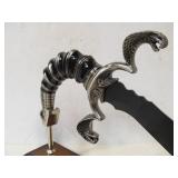Cobra Handled Knife w/Display Stand