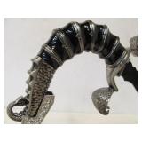 Cobra Handled Knife w/Display Stand