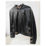 NICE Genuine Leather HARLEY-DAVIDSON Motorcycle Jacket - Ladies Size L