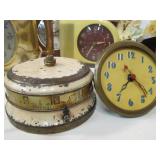 LARGE Lot of Vintage Mid Century Desk Clocks