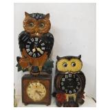 LARGE Lot of Vintage Mid Century Desk Clocks