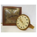 LARGE Lot of Vintage Mid Century Desk Clocks