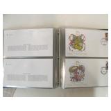 3 FULL Albums of First Day Covers Featuring British Royalty