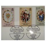 3 FULL Albums of First Day Covers Featuring British Royalty