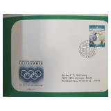 3 FULL Albums of First Day Covers Featuring The Olympics