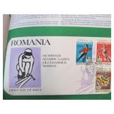 3 FULL Albums of First Day Covers Featuring The Olympics