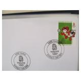 3 FULL Albums of First Day Covers Featuring The Olympics