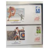 3 FULL Albums of First Day Covers Featuring The Olympics