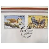 3 FULL Albums of First Day Covers Featuring Birds