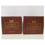 2 FULL Albums of First Day Covers Featuring 22k Gold Replicas of US Stamps