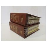 2 FULL Albums of First Day Covers Featuring 22k Gold Replicas of US Stamps