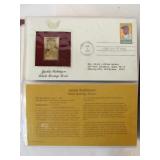 2 FULL Albums of First Day Covers Featuring 22k Gold Replicas of US Stamps