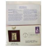 2 FULL Albums of First Day Covers Featuring 22k Gold Replicas of US Stamps
