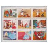 FULL Album Featuring Animated Films in Postage Stamps