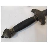 Decorative Sword w/Leather Sheath