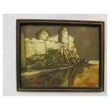 Pair of Signed Original Oil Paintings by Listed Russian Artist Vladamir Palamarchuk