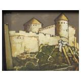 Pair of Signed Original Oil Paintings by Listed Russian Artist Vladamir Palamarchuk