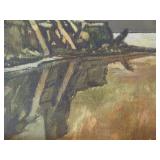 Pair of Signed Original Oil Paintings by Listed Russian Artist Vladamir Palamarchuk