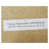 Pair of Signed Original Oil Paintings by Listed Russian Artist Vladamir Palamarchuk