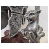 Medieval Style Helmet & Sword Letter Opener Desk Set