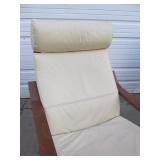Matching Pair of Mid Century Style Bentwood Lounge Chairs w/Ottomans