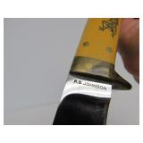 Very Nice Hand Crafted Fixed Blade Knife by MN Knife Make R.B. Johnson