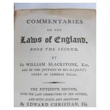 Original 1809 Leather Bound BLACKSTONE
