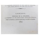 Original 1809 Leather Bound BLACKSTONE