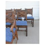Set of 6 Antique Victorian Dining Chairs #1