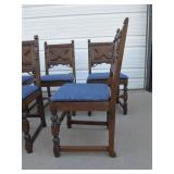Set of 6 Antique Victorian Dining Chairs #1