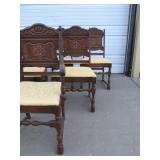 Set of 6 Antique Victorian Dining Chairs #2