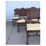 Set of 6 Antique Victorian Dining Chairs #2