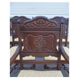 Set of 6 Antique Victorian Dining Chairs #2