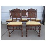 Set of 6 Antique Victorian Dining Chairs #2