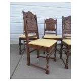 Set of 6 Antique Victorian Dining Chairs #2