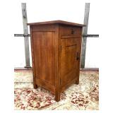 Genuine Signed STICKLEY Quartersawn Oak Cabinet