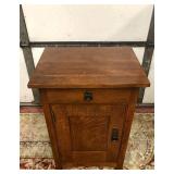 Genuine Signed STICKLEY Quartersawn Oak Cabinet